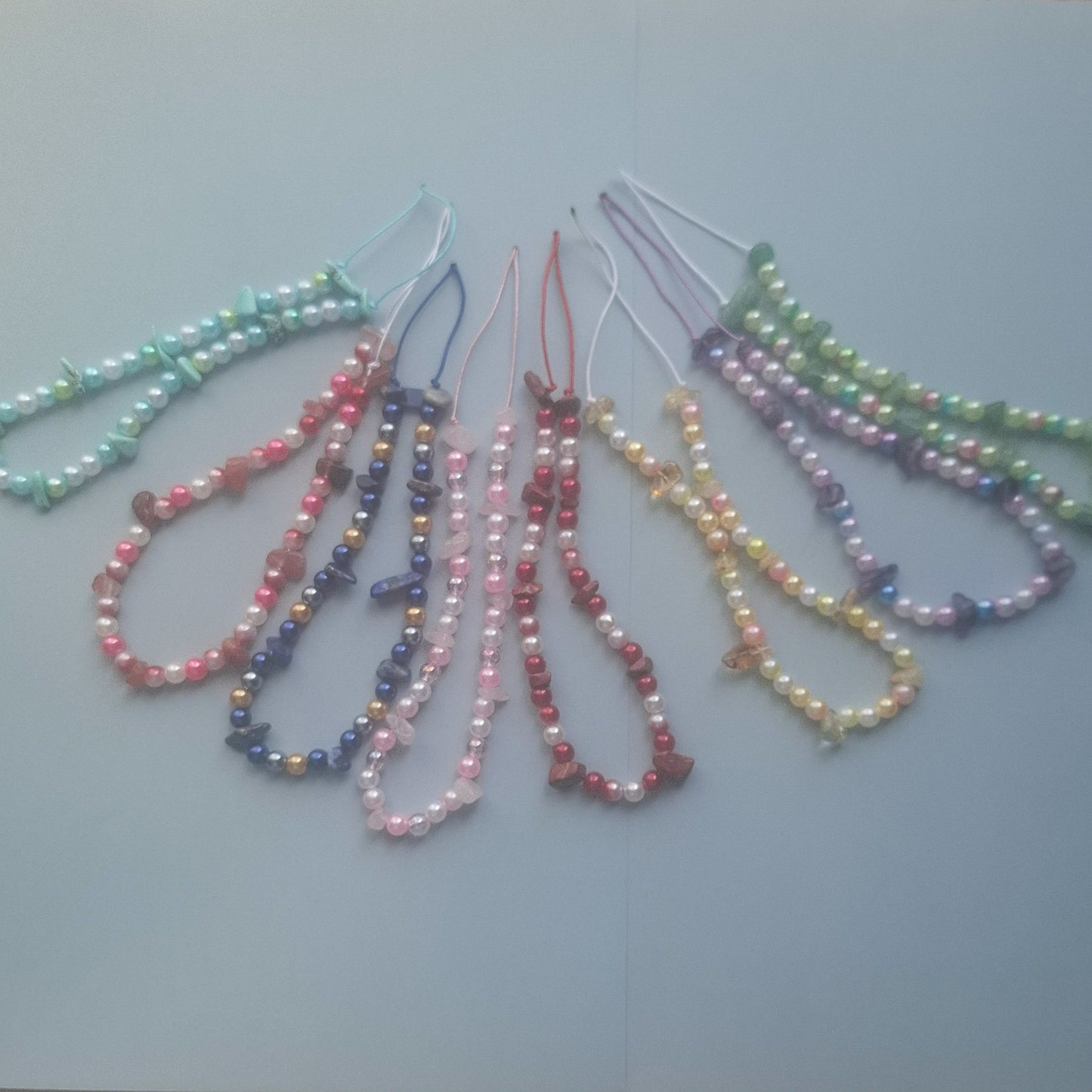 Crystal Beaded Phone Wristlet