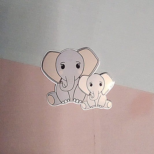 Ellie and Mummy Sticker
