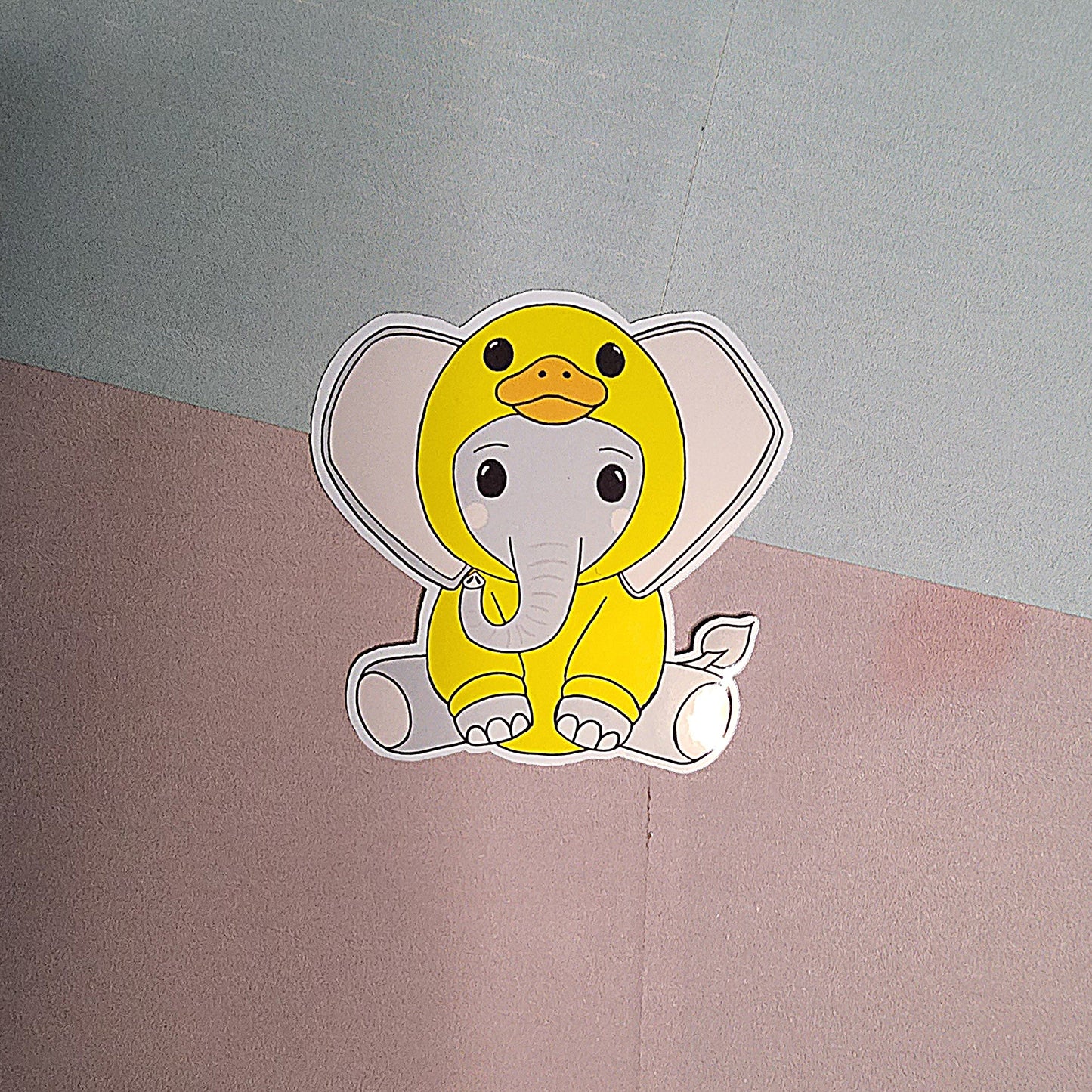 Oops Rubber Duck Ellie Sticker