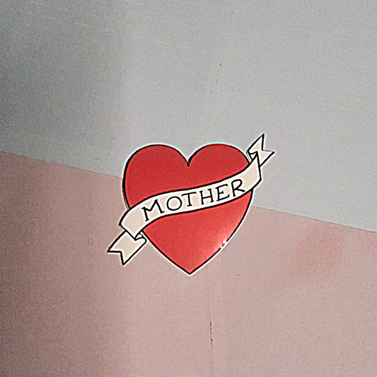 Heart Tattoo "Mother" Sticker