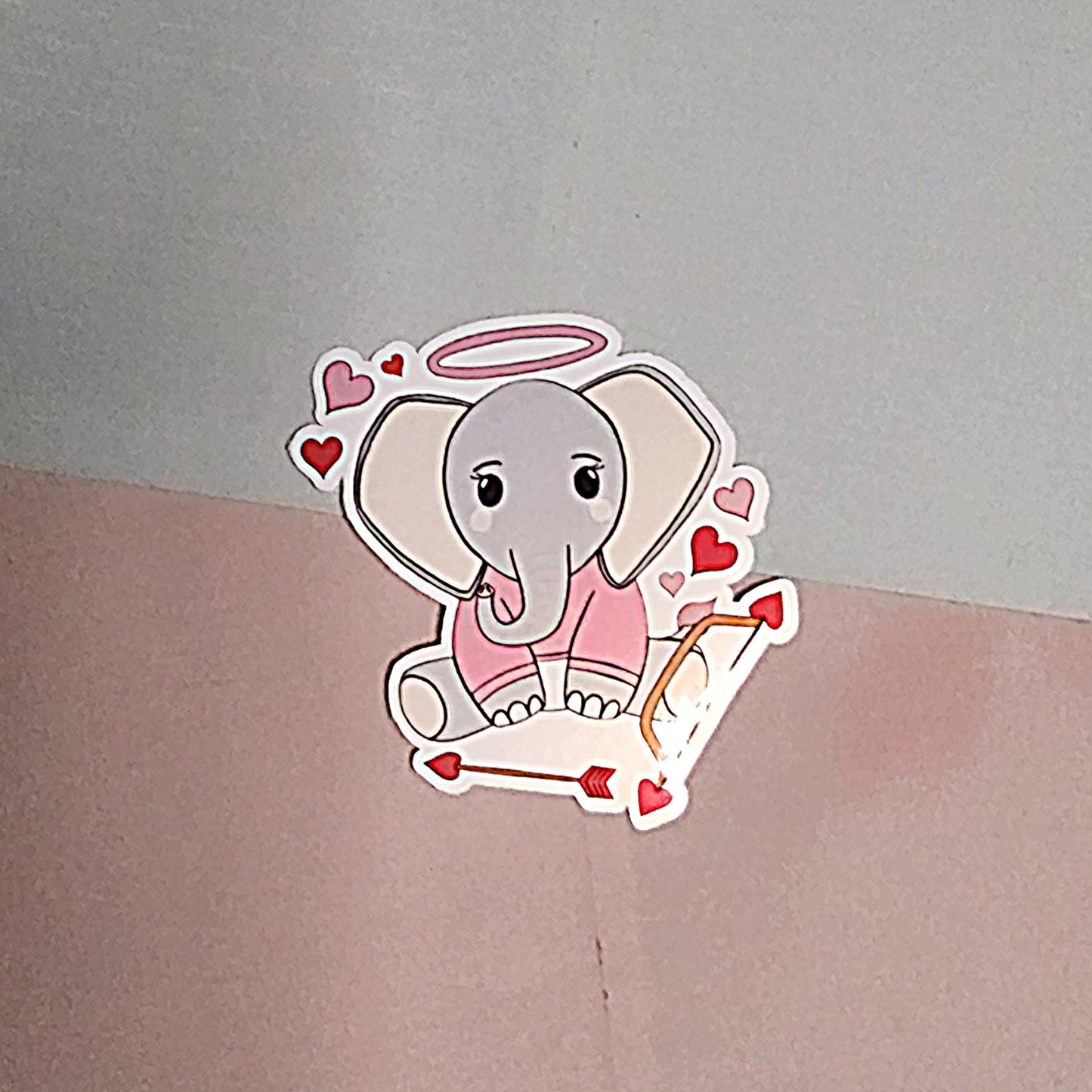 Oops Cupid Ellie Sticker