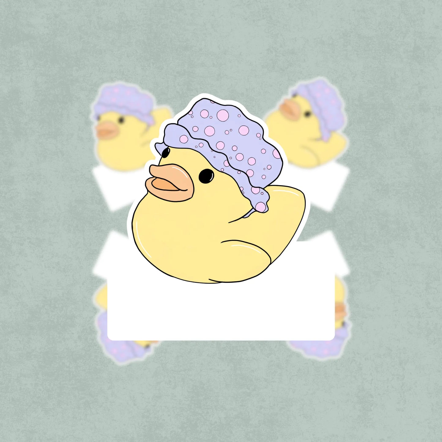 Shower Cap Dilbert Writable Vinyl Sticker