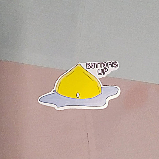 Rubber Duck Bottoms Up Vinyl Sticker