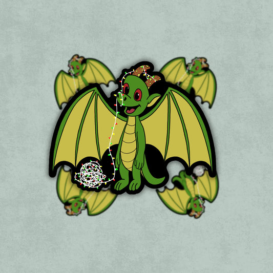 Tangled Lights Donald Vinyl Sticker