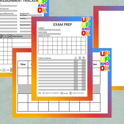 Up, Up & OK Study Aids