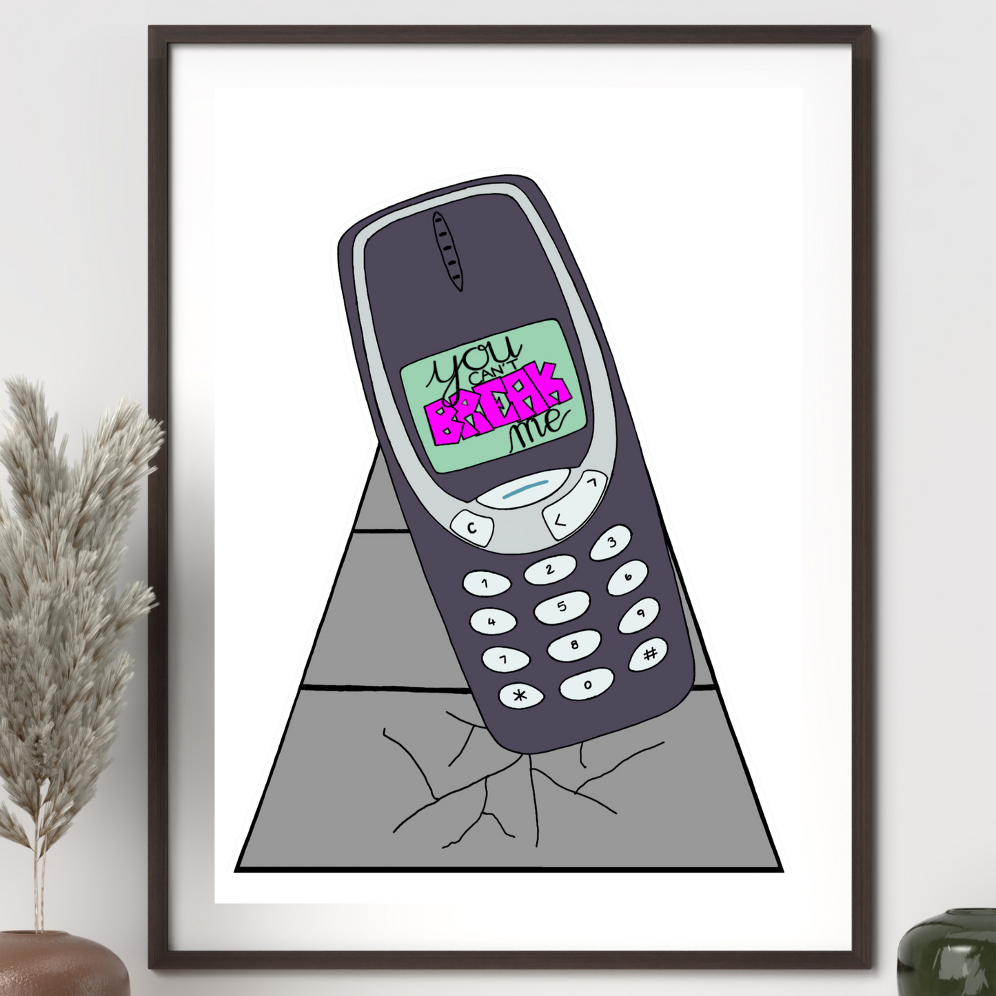 You Can’t Break Me – A5 Motivational Print
