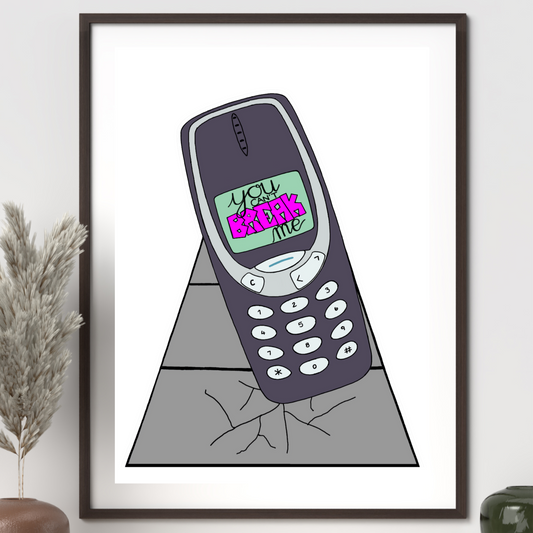 You Can’t Break Me – A5 Motivational Print