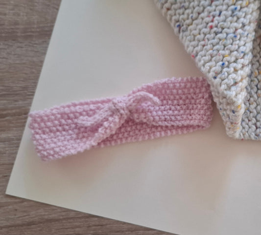 Handmade Knot Detail Headband for Babies & Toddlers | Soft Cotton Headband