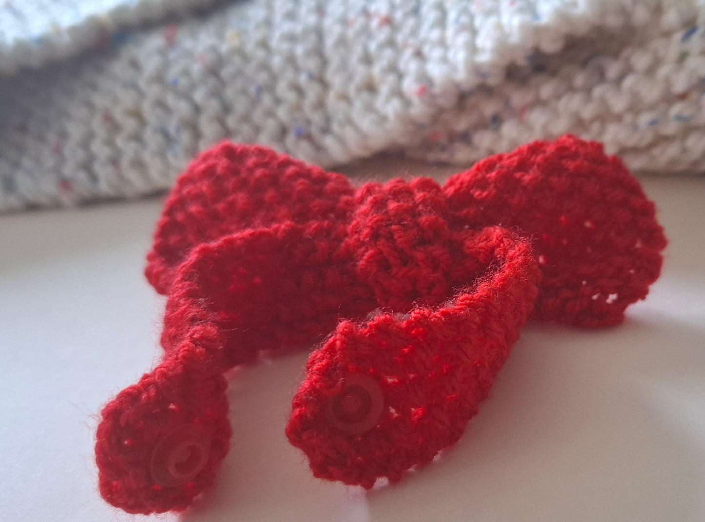 Handmade Baby Bowtie | Soft Yarn | Perfect for Special Occasions